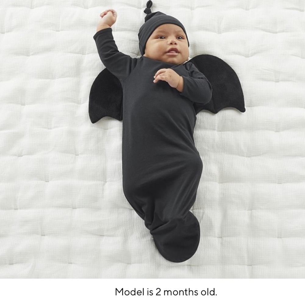 Baby bat bunting costume from PBK